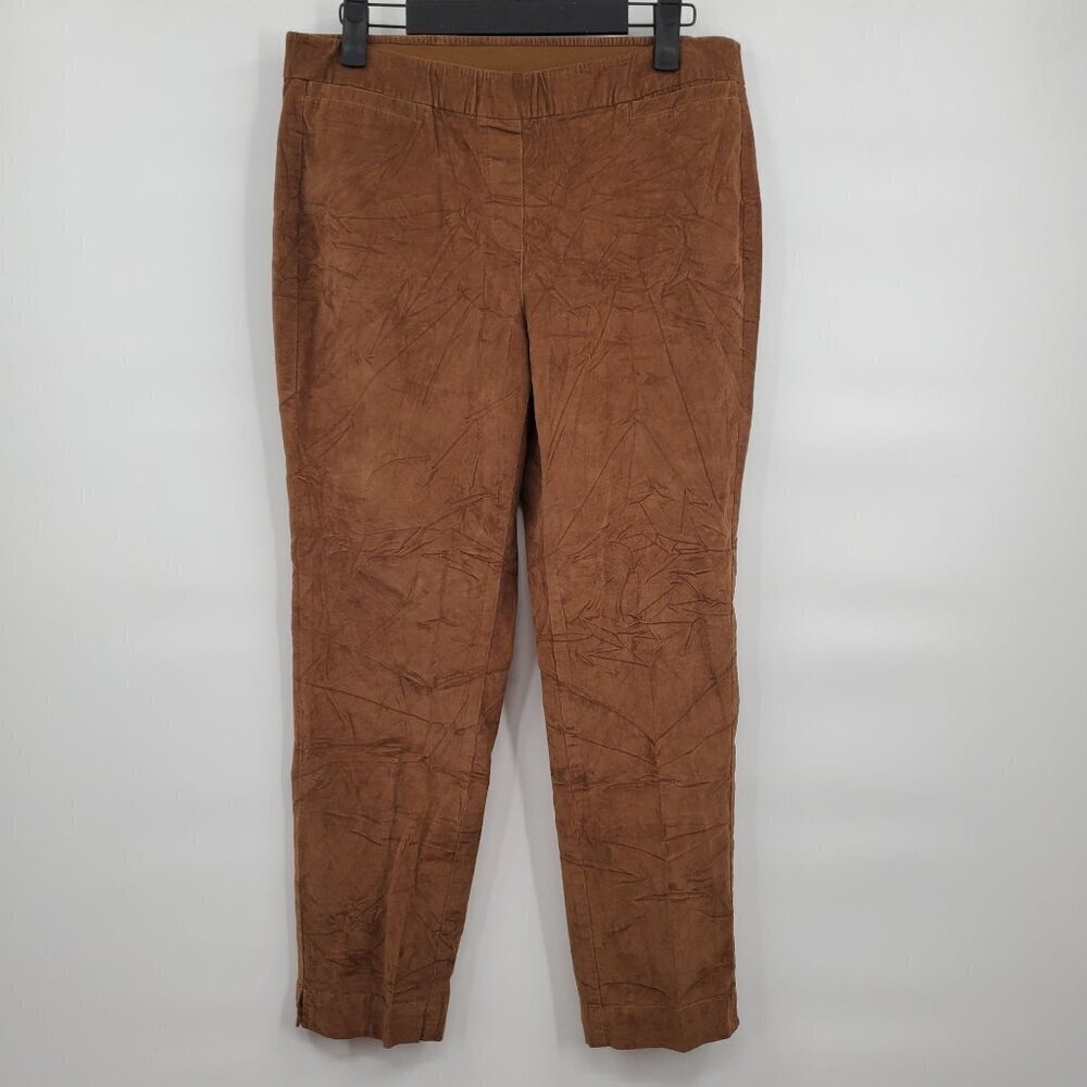 J.Jill Corduroy Pill On High Waisted Pants Trousers Women Size 8 Petite